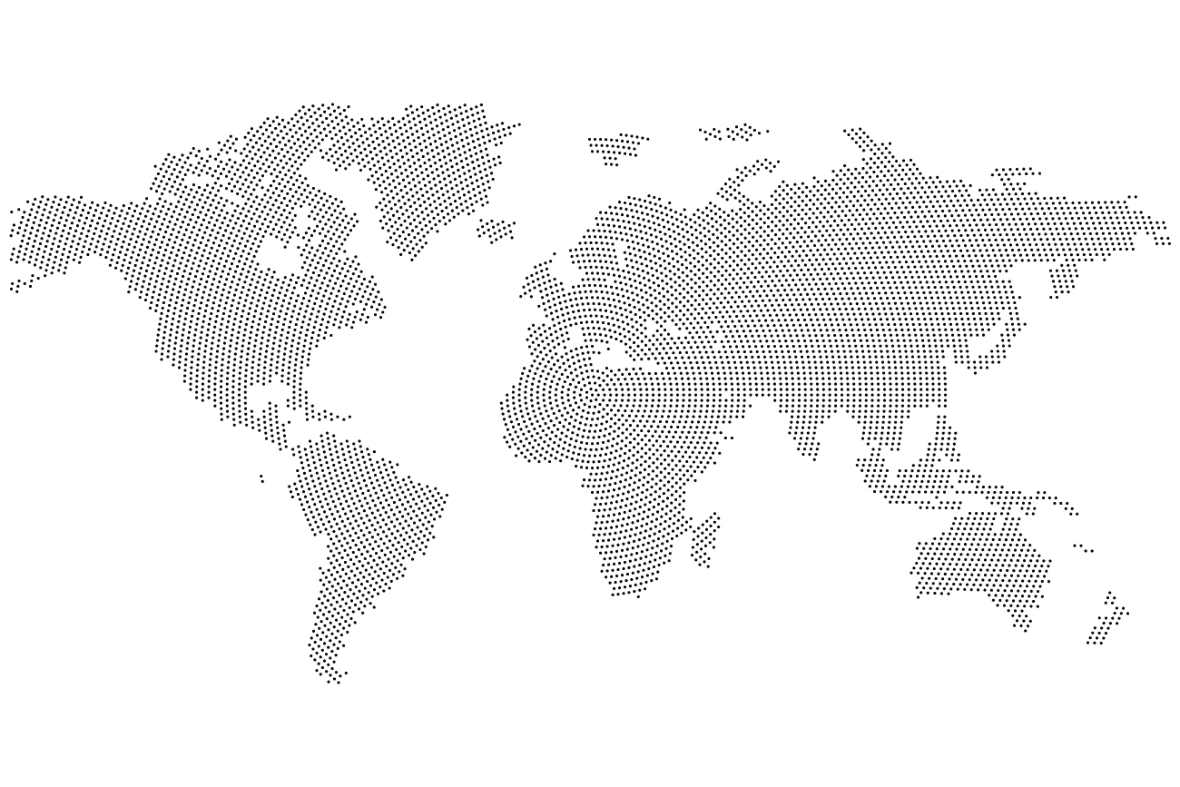 Carte mondiale — présence Mango